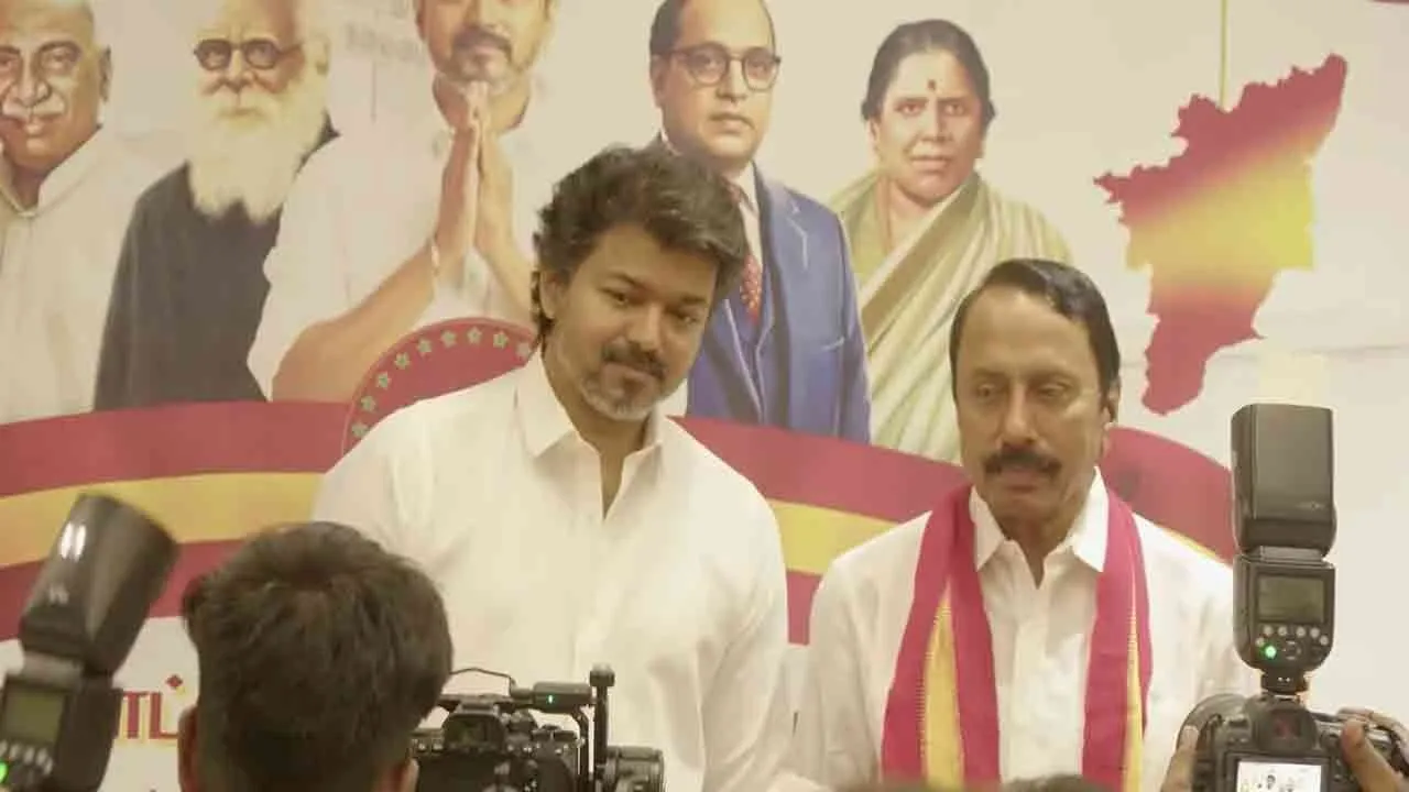  TVK leader Vijay announces position for Sengottaiyan at party 
