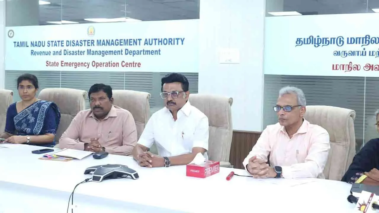  Chief Minister M.K. Stalin's appeal to the public for cyclone ditwah 