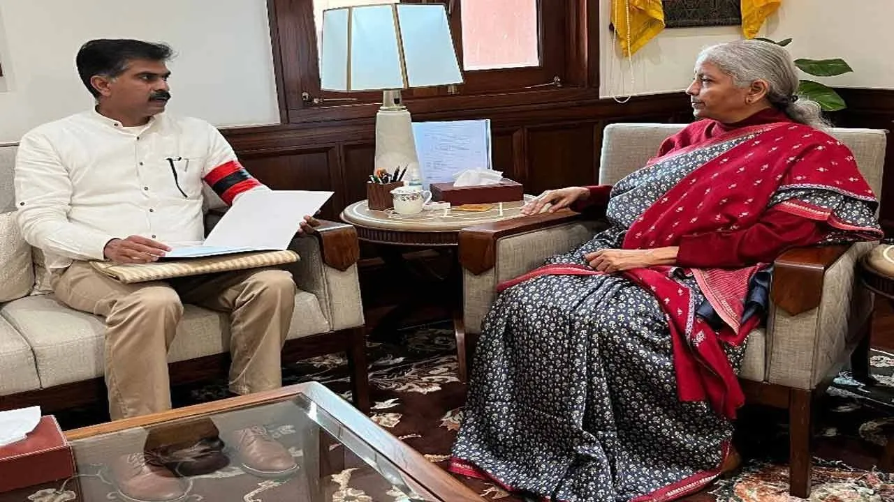  Durai Vaiko MP met Finance Minister Nirmala Sitharaman and spoke 