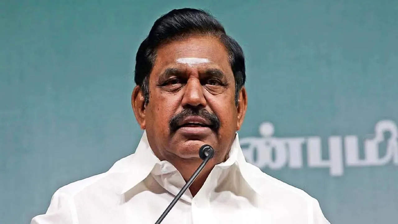  EPS criticize CM Mk stalin and he says not enough to just sit in the control room and conduct shooting 