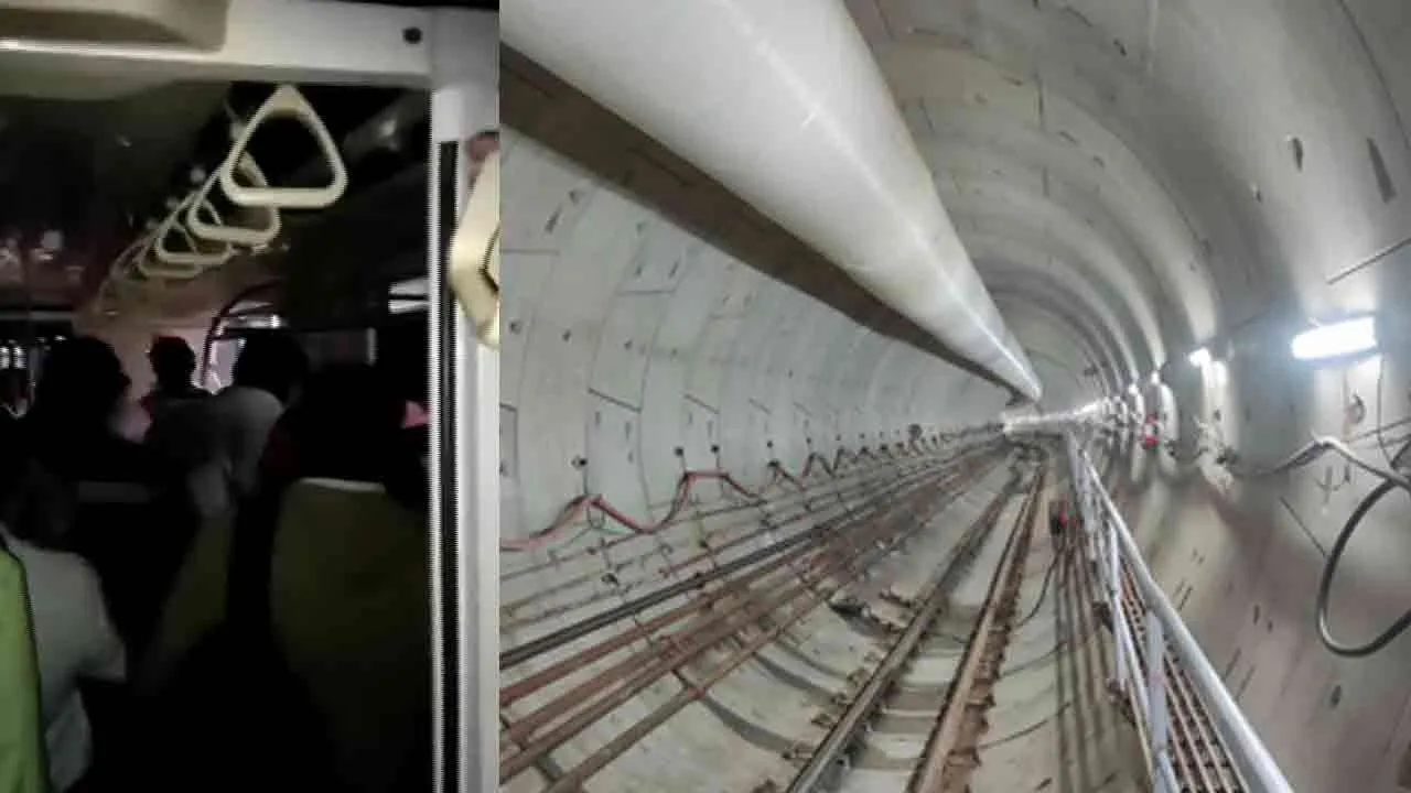  நடுவழியில் திடீரென நின்ற மெட்ரோ ரயில்; பயணிகள் கடும் அவதி!