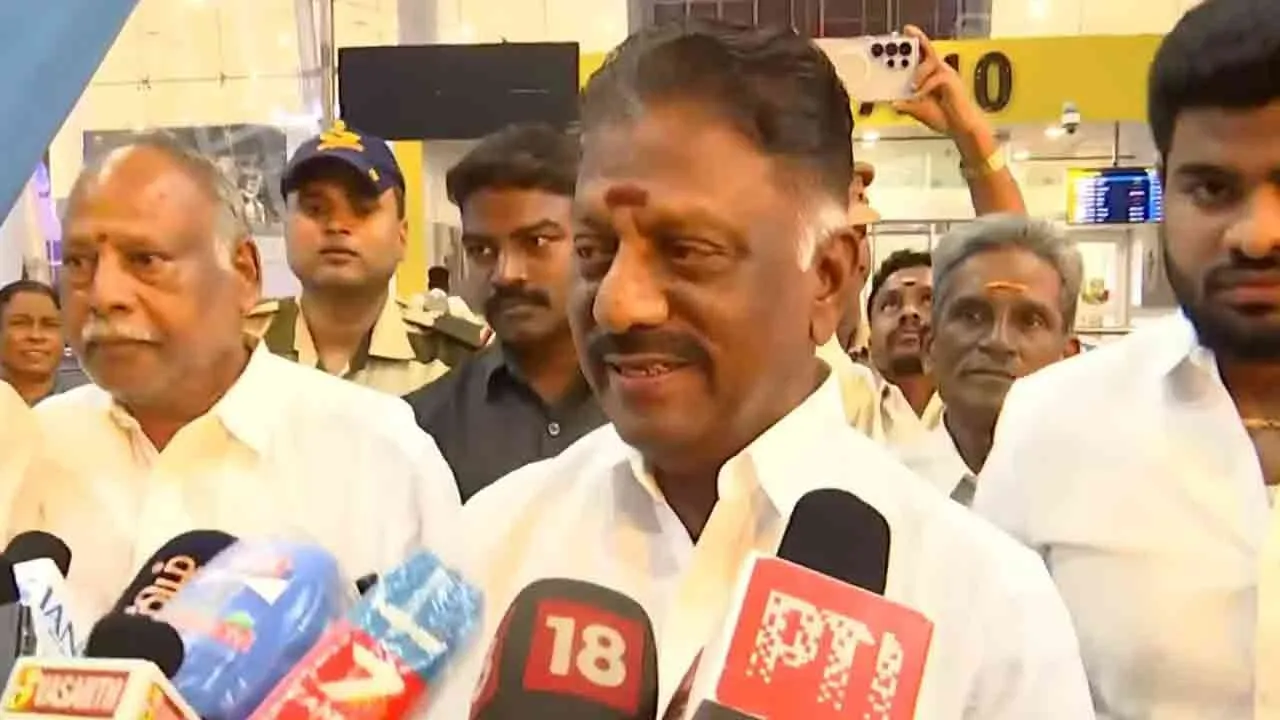  O Panneerselvam sensational interview after meeting Amit Shah 
