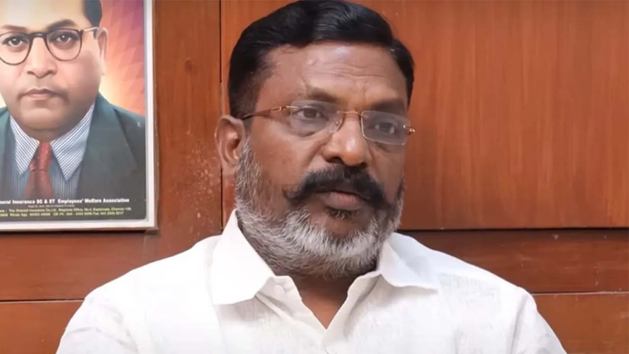  இலங்கை டித்வா புயல் பேரழிவு; இந்திய அரசு நிவாரணம் வழங்க வேண்டும் - தொல்.திருமாவளவன் எம்.பி கோரிக்கை!