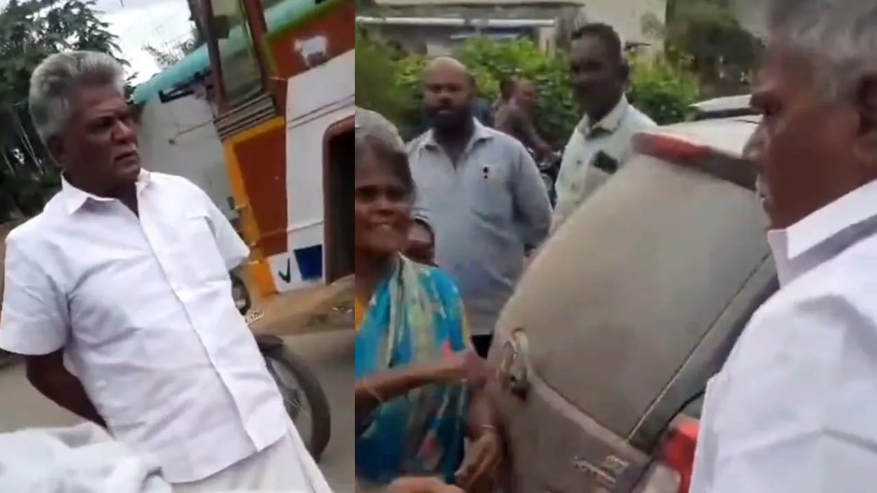  மூதாட்டியை தாக்கிய முன்னாள் எம்.எல்.ஏ!