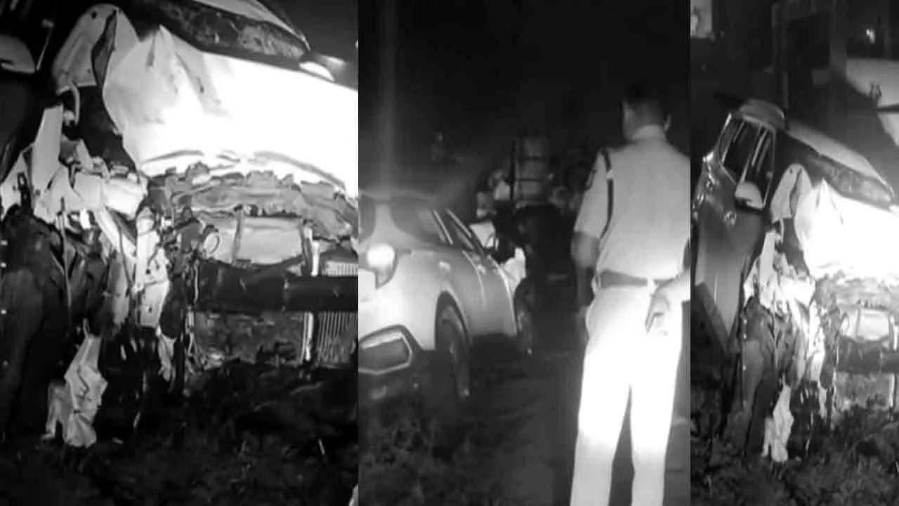  இரு கார்கள் நேருக்கு நேர் மோதி பயங்கர விபத்து; 5 பேர் பரிதாபமாக உயிரிழப்பு!