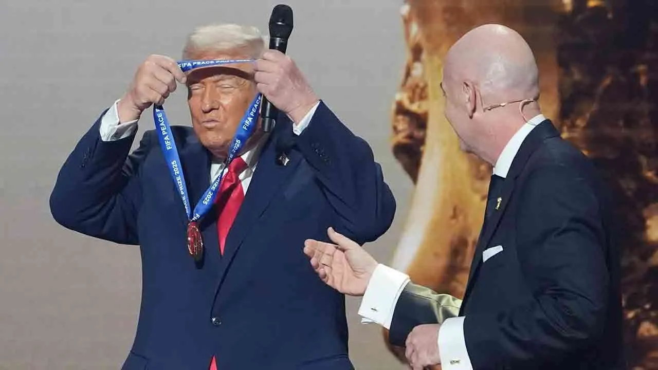  FIFA Peace Prize awarded to Trump 