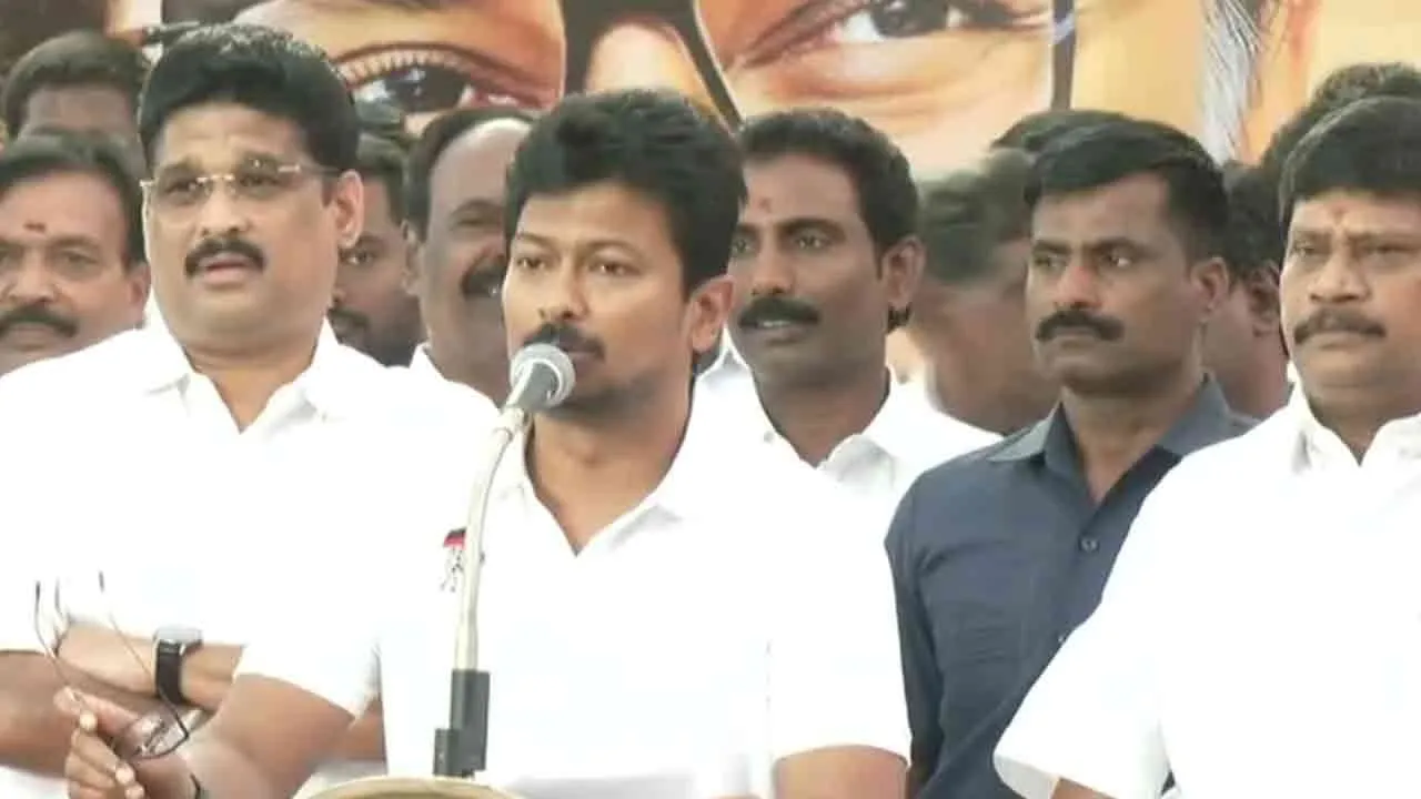  Deputy Chief Minister Udhayanidhi's speech BJP cannot set foot in Tamil Nadu 