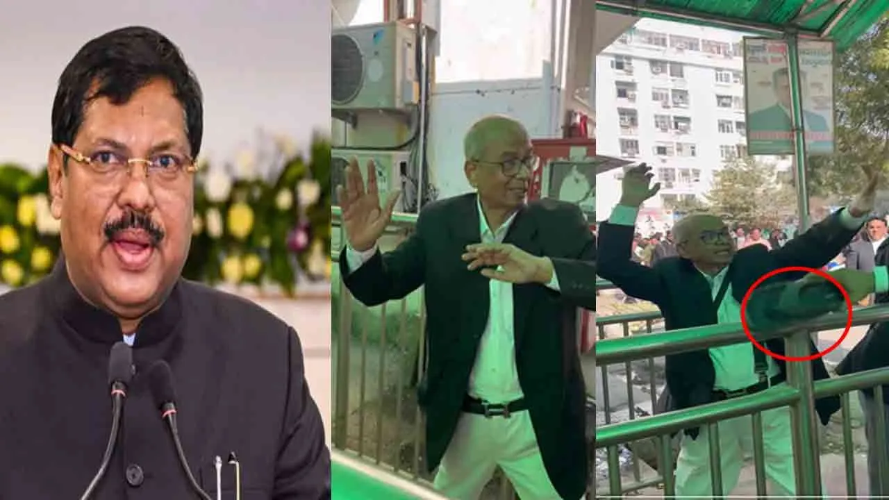  Shoe hit on lawyer who tried to attack B.R. Gavai stir in court premises 