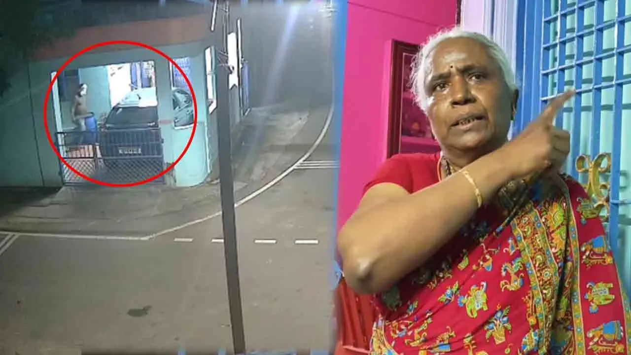  அதிகாலையில் பகீர் சம்பவம்; கொள்ளையனை விரட்டி 70 வயது மூதாட்டி!