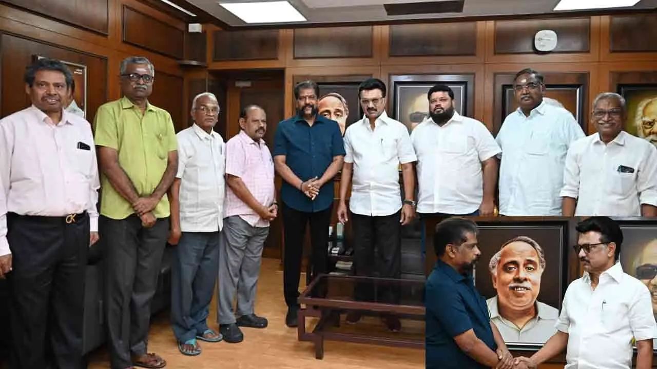  புதியதாகத் தேர்ந்தெடுக்கப்பட்ட ‘பபாசி’ நிர்வாகிகள் முதல்வருடன் சந்திப்பு; ‘நக்கீரன்’ ஆசிரியர் முதல்வருக்கு நன்றி!