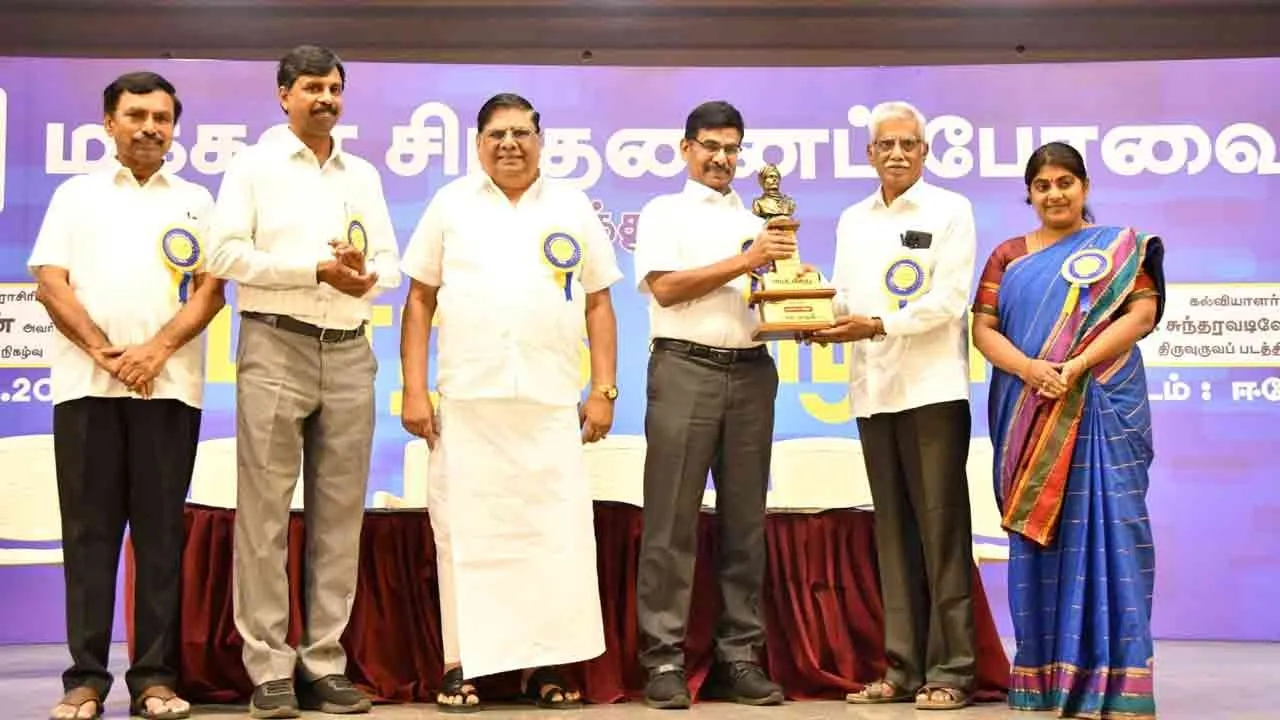  மக்கள் சிந்தனைப் பேரவையின் பாரதி விழா : தொல்லியல் அறிஞர் கா.ராஜனுக்கு விருது!