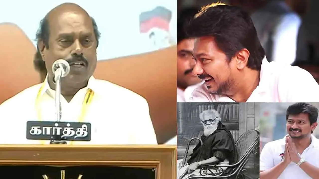  “இளம் பெரியார் உதயநிதி” - துணை முதல்வருக்கு அமைச்சர் எ.வ.வேலு புகழாரம்!