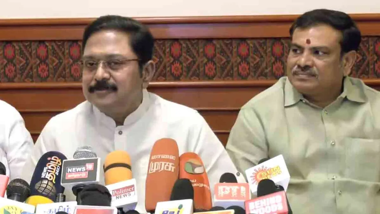  'It would be better to tell after the conclusion' - TTV.Dhinakaran keeps the suspense alive Photograph: (ammk) 