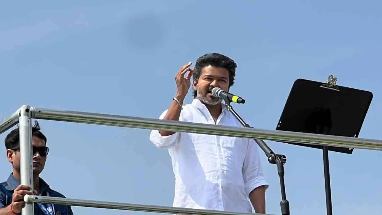  Tvk vijay speech at election campaign rally in erode 