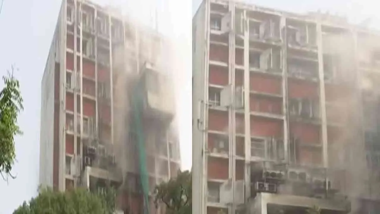  Sudden fire at BSNL office in Chennai 