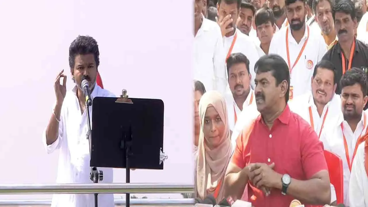  Seeman criticizes TVk leader Vijay 
