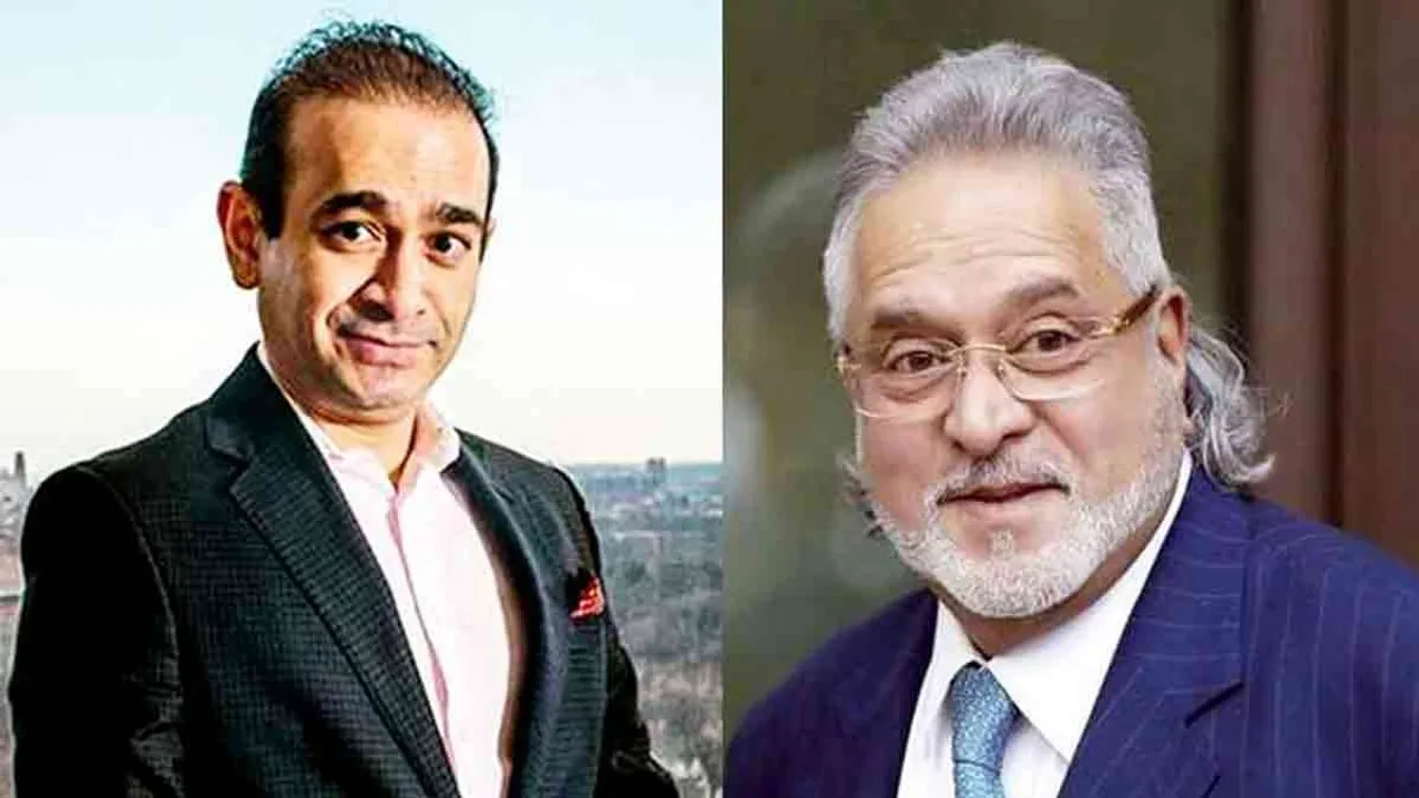  Mallya, Nirav Modi mock India - Video goes viral Photograph: (viral) 