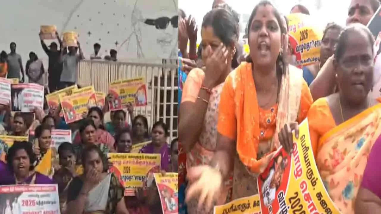  Police arrest sanitation workers protesting at Kalaignar Memorial 