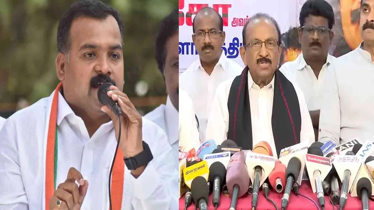  Vaiko's response to Congress MP Manickam Tagore regarding the alliance issue 