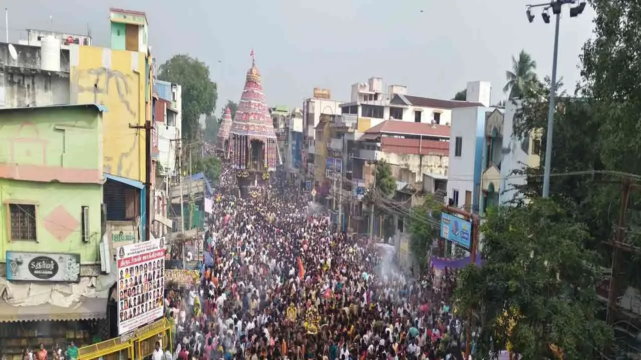  Aruthra Chariot Festival held in Chidambaram 