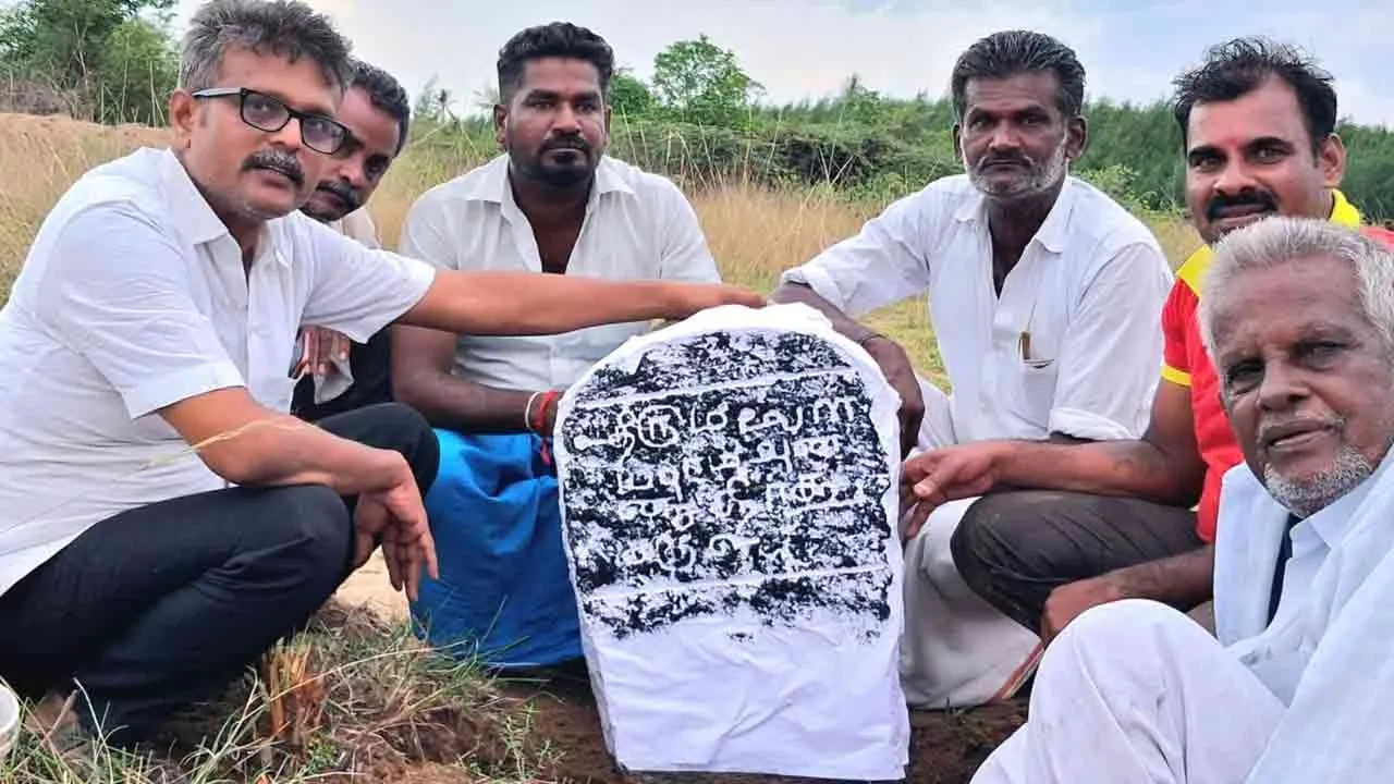  Discovery of inscription of King Thondaiman donating land to Annachatra 