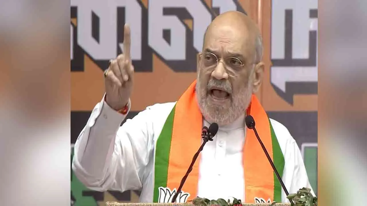  “தமிழகத்தில் வாரிசு அரசியலுக்கு முற்றுப்புள்ளி வைக்கும் நேரம் வந்துவிட்டது” - மத்திய அமைச்சர் அமித்ஷா பேச்சு!