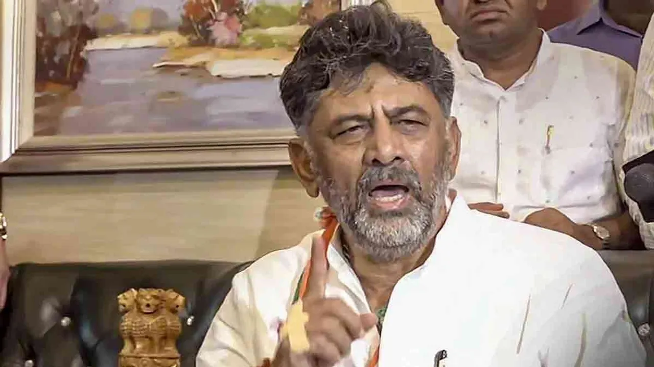  karnataka Minister Sivakumar spoke harshly Photograph: (karnataka) 