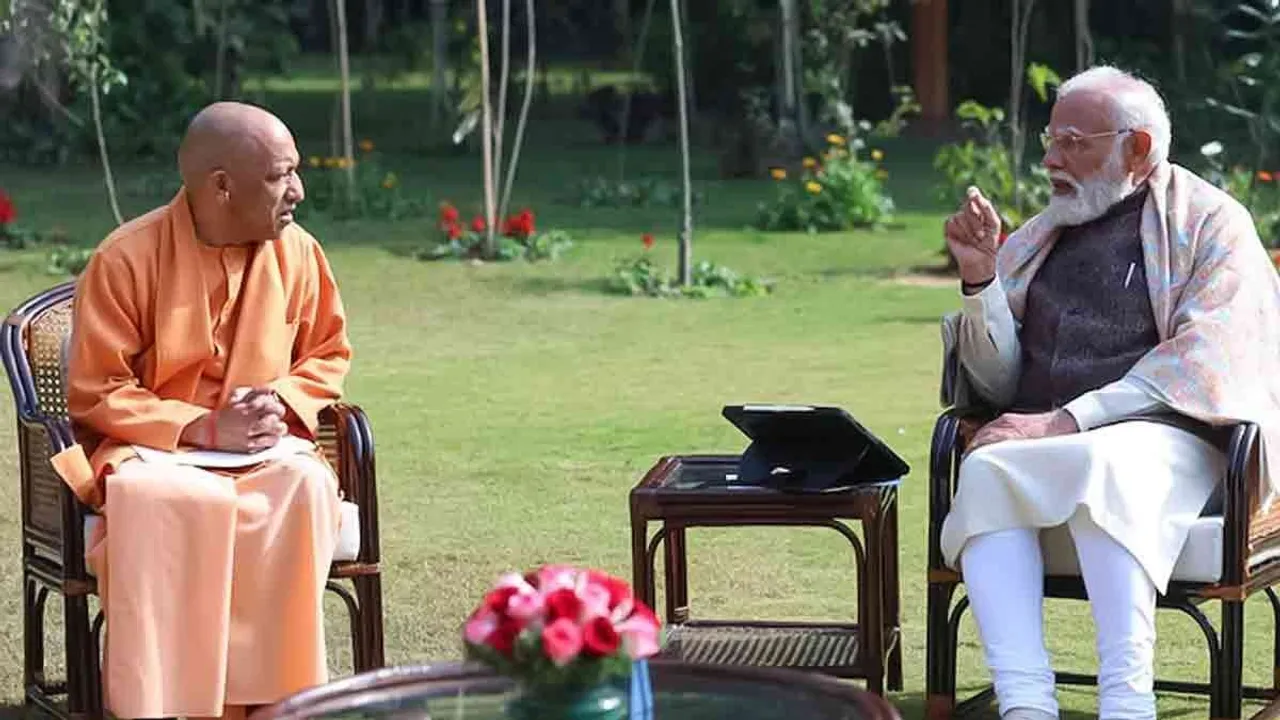  Yogi Nath meets Modi Photograph: (bjp) 