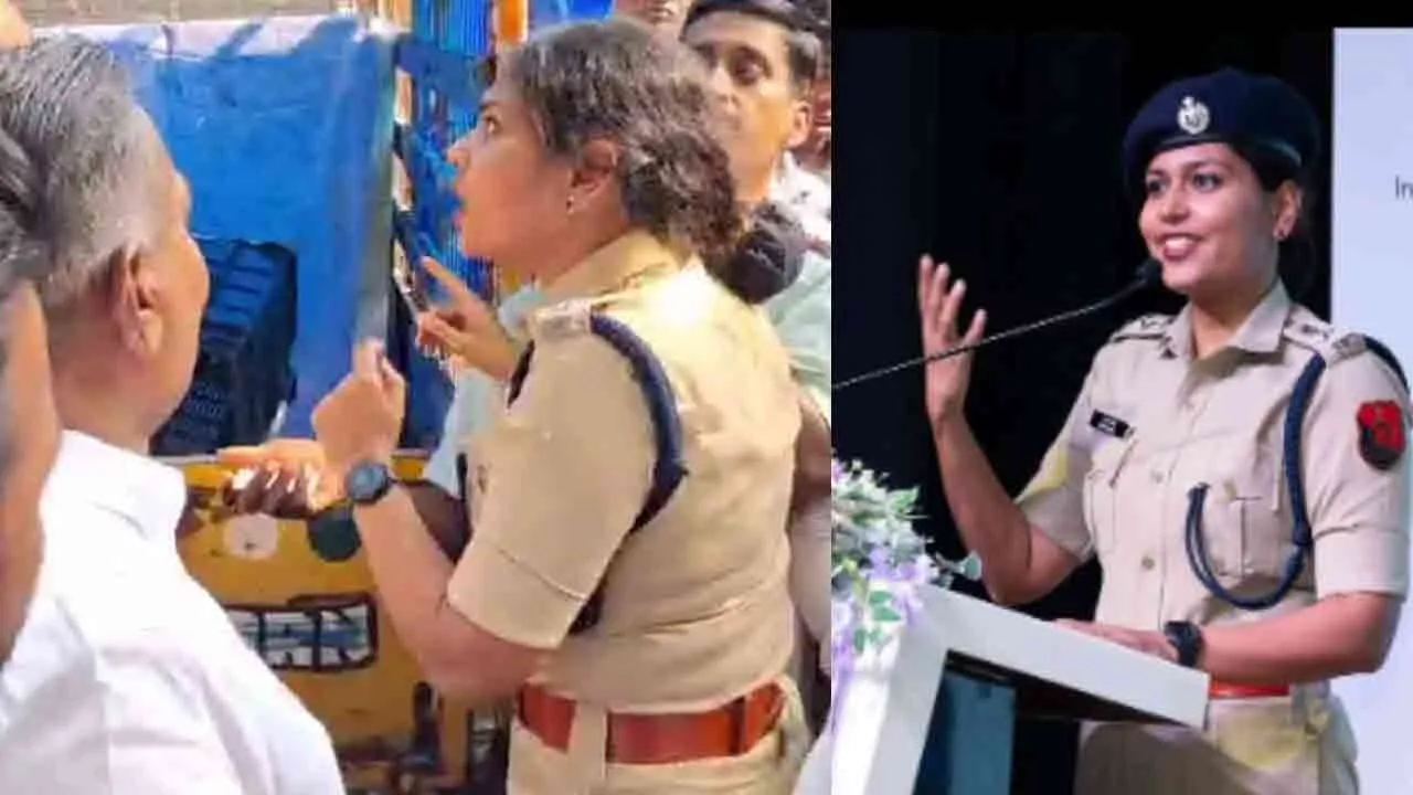  puducherry Female IPS officer transferred to Delhi who scolded TVK N. Anand 
