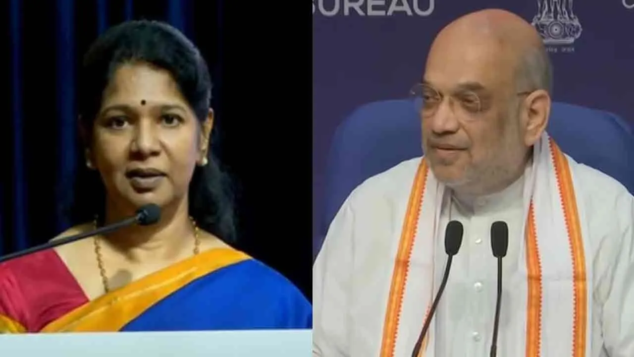  Union Home Minister Amit Shah wishes Kanimozhi a happy birthday 
