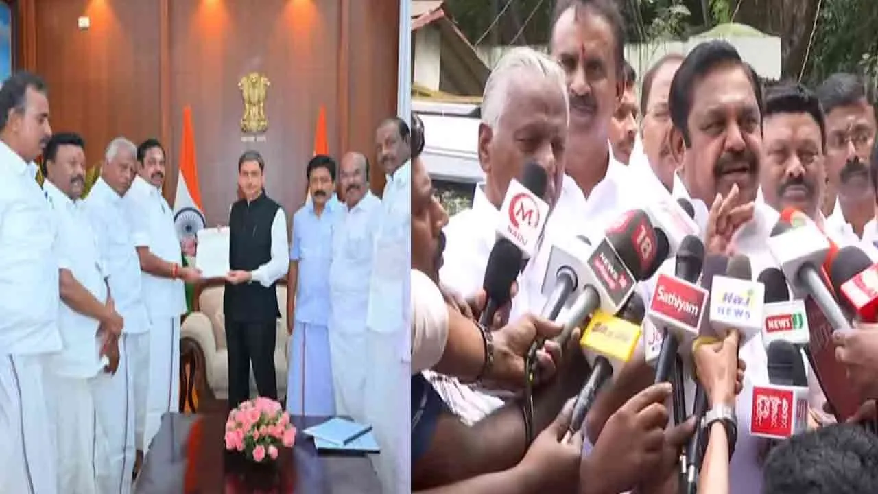  Edappadi Palaniswami alleged after meeting the Governor Rs. 4 lakh crore corruption under DMK rule 