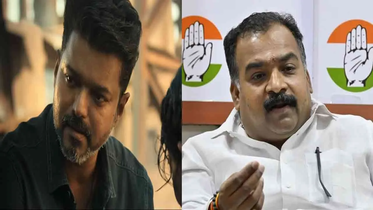  Congress MP Manickam Tagore support of Vijay's jananayagan movie 