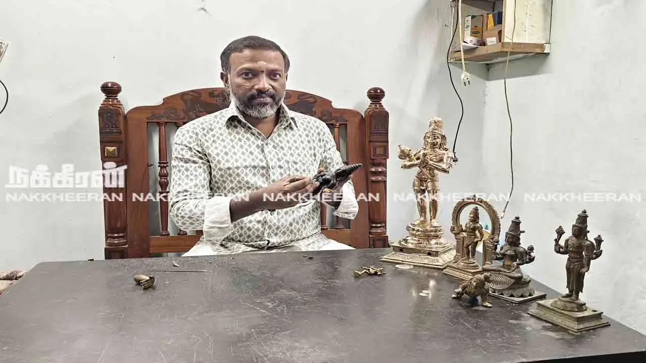 சிலைகள் வடித்து உலக நாடுகளுக்கு ஏற்றுமதி செய்யும் இளைஞர்!