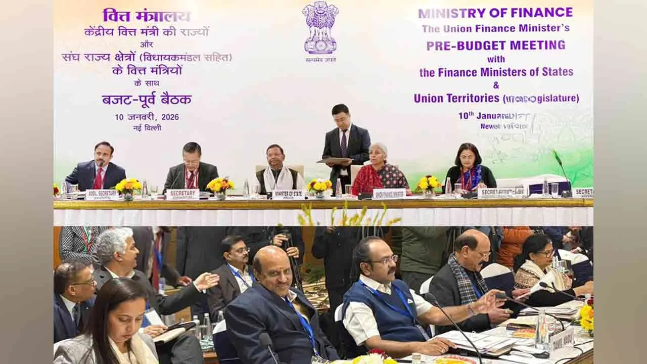  மத்திய பட்ஜெட் 2026க்கான ஆலோசனைக் கூட்டம் : அமைச்சர் தங்கம் தென்னரசு முக்கியக் கோரிக்கை!