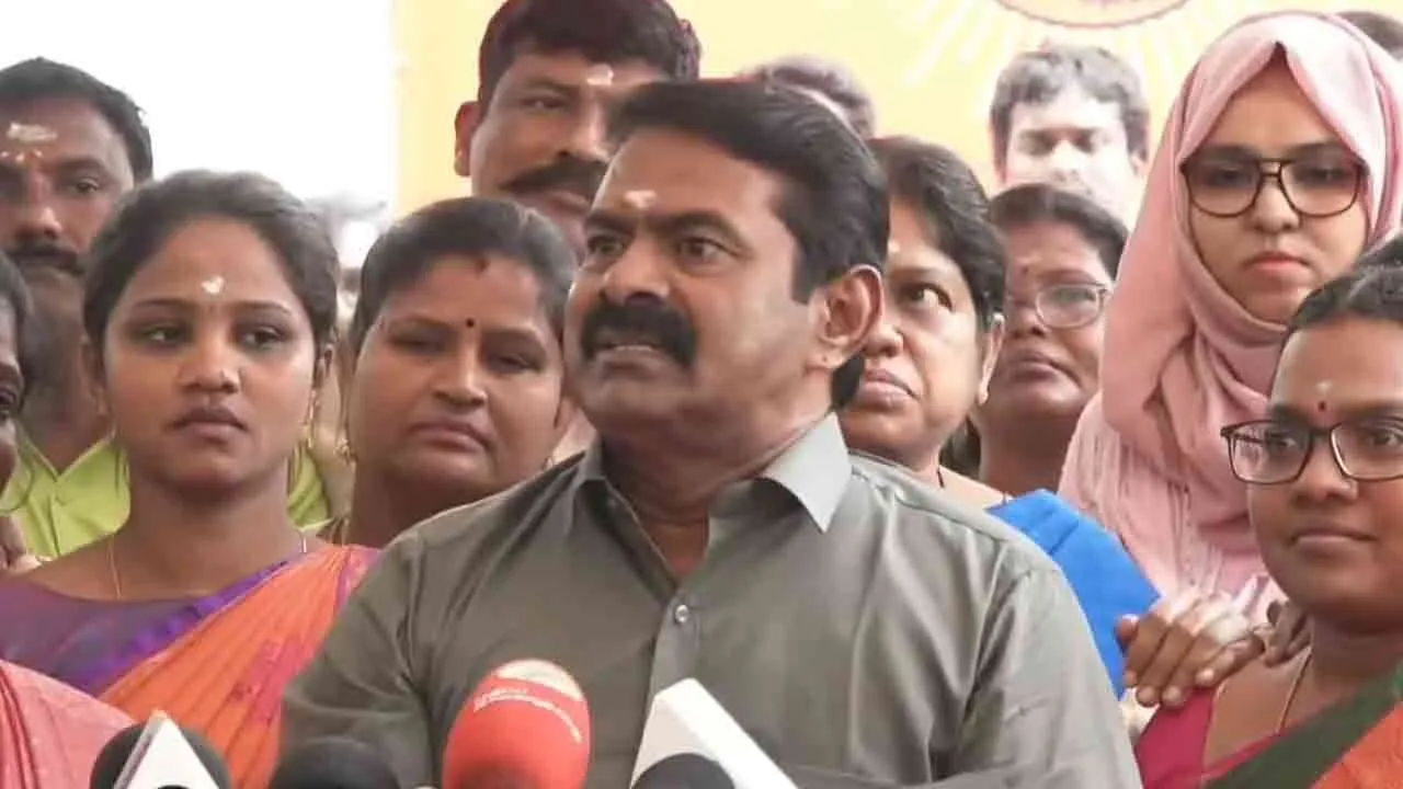  Seeman's angry outburst Why are branding it as 'Dravidian Pongal'? 
