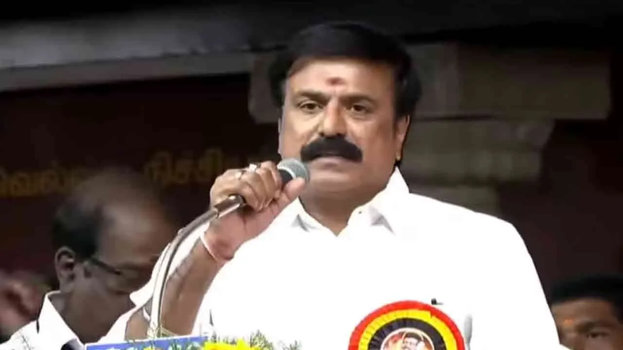  L.K. Sudhish's speech at the DMDK conference 