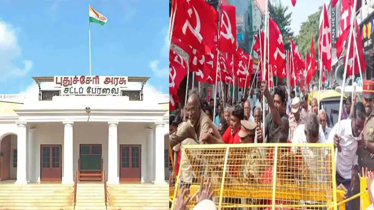  “போலி மருந்து மாஃ@பியா@க்களைத் தப்பவிடும் என்.ஆர். காங்கிரஸ் - பா.ஜ.க. அரசு” - சி.பி.எம். கடும் கண்டனம்!