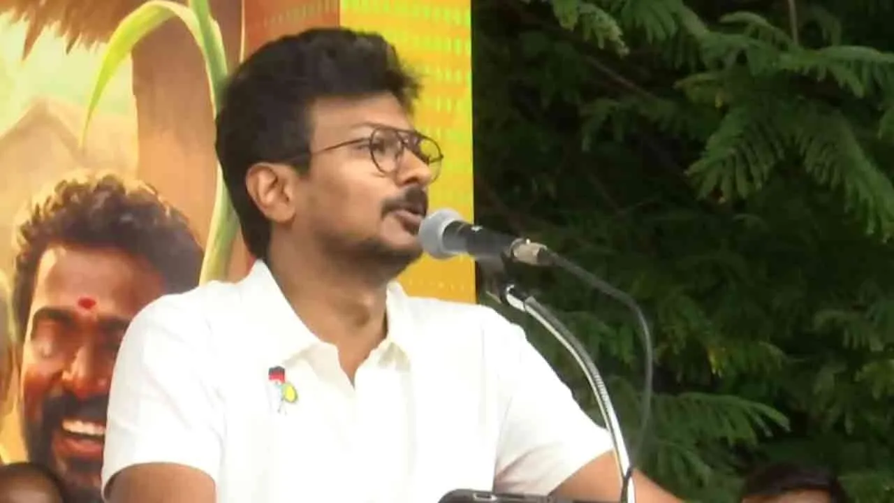  Udhayanidhi Stalin's speech at pongal function in chennai 