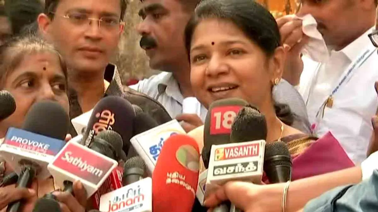  'There is no point in talking about those who may remember the election Pongal' - Kanimozhi interview Photograph: (dmk) 