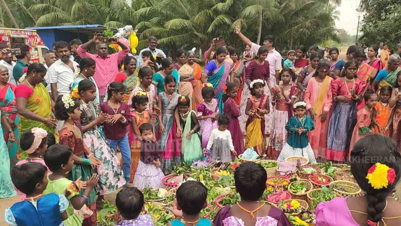  Village girls' Koppi Kottal festival - The women who taught Photograph: (pongal) 