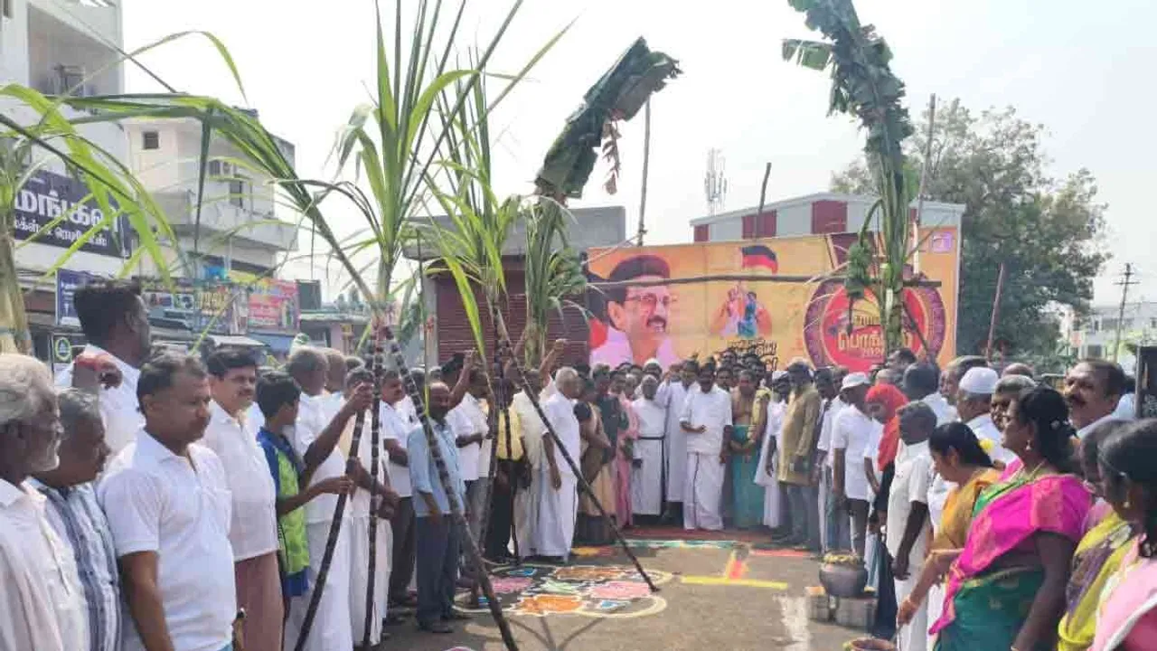  Equality Pongal in Anthiyur - Celebration without religious differences Photograph: (ERODE) 
