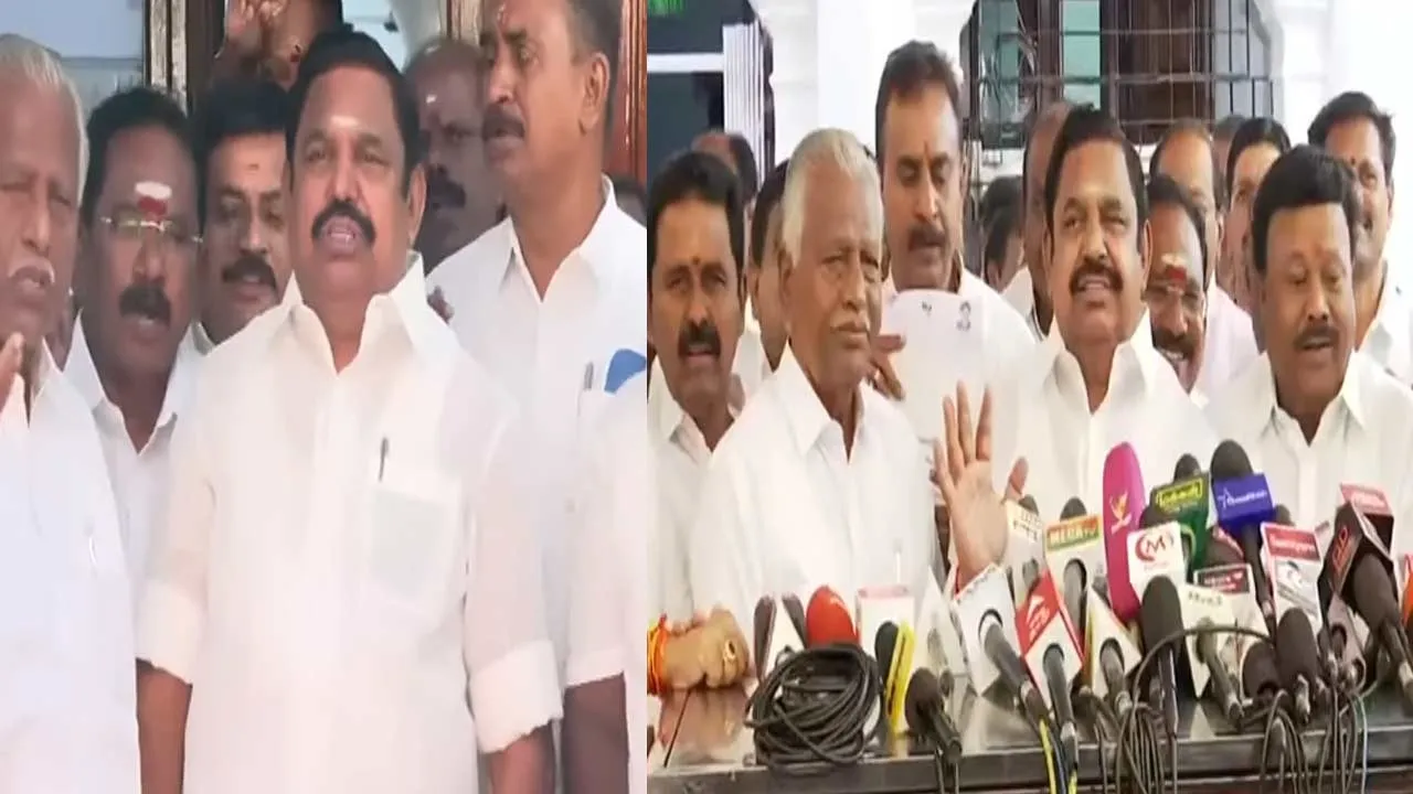  Edappadi Palaniswami and Admk Mla's walked out from tamilnadu legislative assembly 