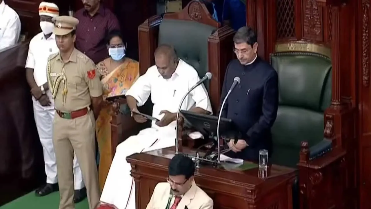  The first session of the current year begins today with the Governor's address 