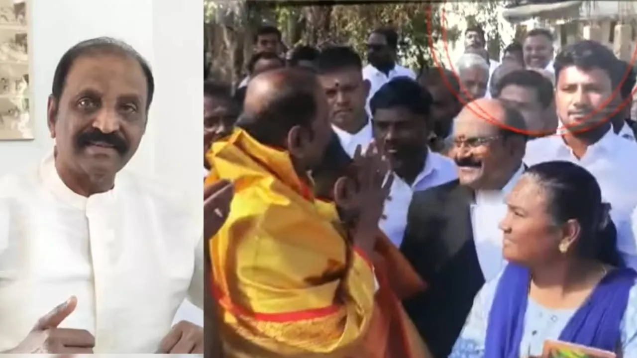  வைரமுத்துவை நோக்கி காலணி வீசிய பெண்; நிகழ்ச்சியில் பரபரப்பு