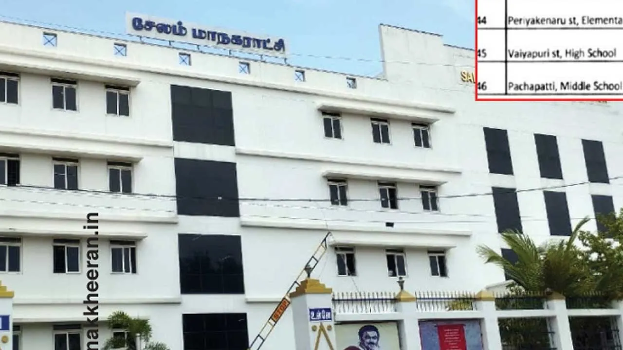  சோலார் ஊழல்!  சர்ச்சையில் சேலம் மாநகராட்சி!