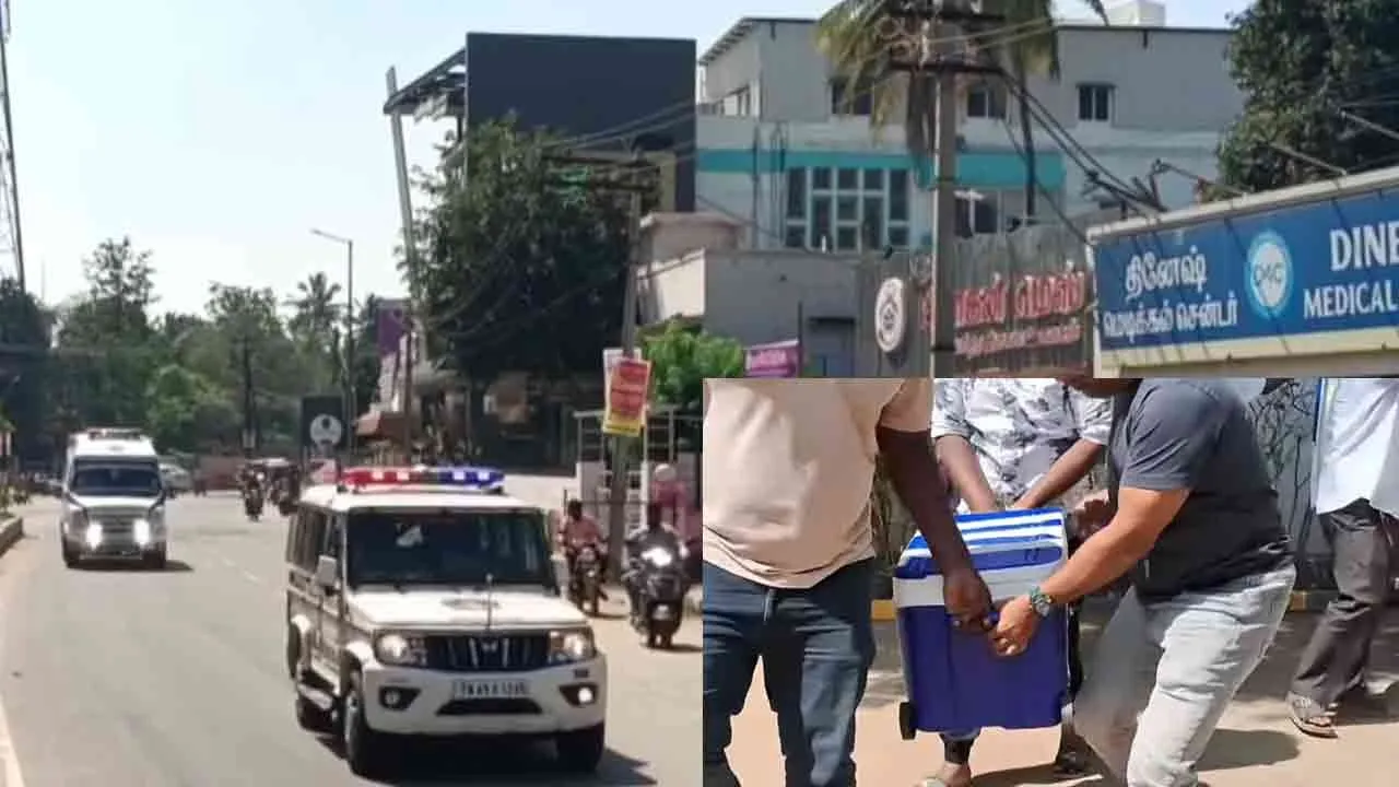  இதயத் தானம் : மதுரை டூ தஞ்சாவூர்; துரிதமாகச் செயல்பட்ட காவலர்!