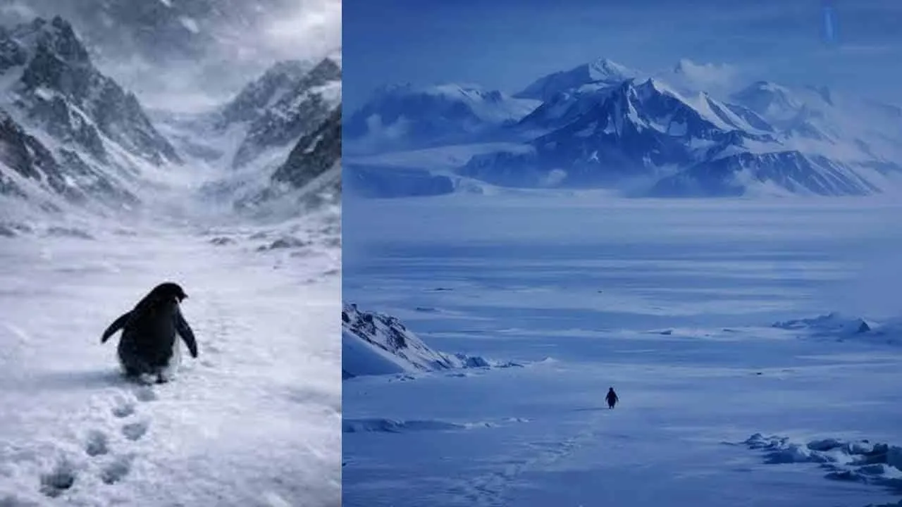  'Whether it's a mistake...or a guide...' The penguin is the one who made the world look closely Photograph: (OCEAN) 