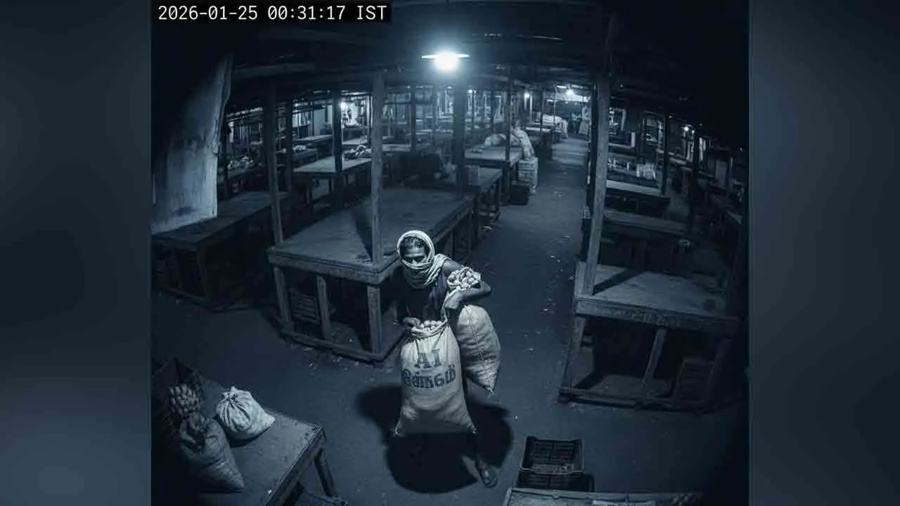  thief target  bundles of potatoes and onions of the mysterious 