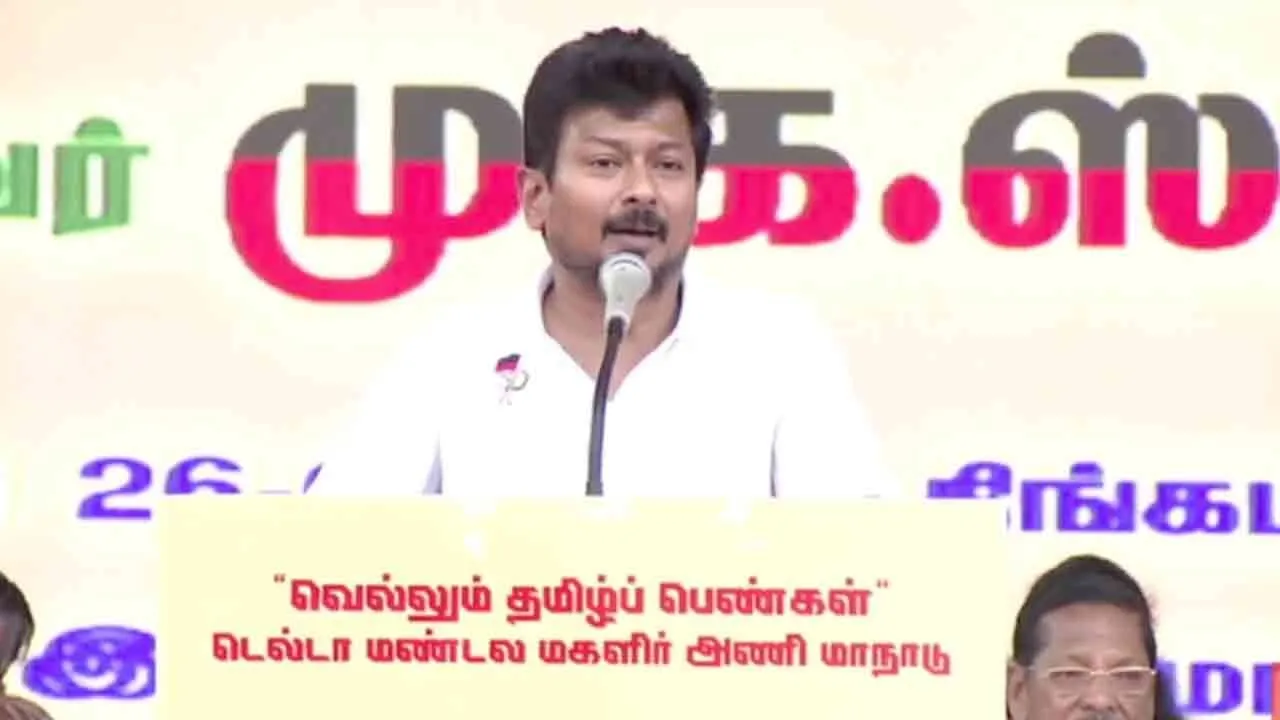  “கேடு கெட்ட கட்சிதான் பாஜக” - துணை முதல்வர் உதயநிதி ஆவேசப் பேச்சு!