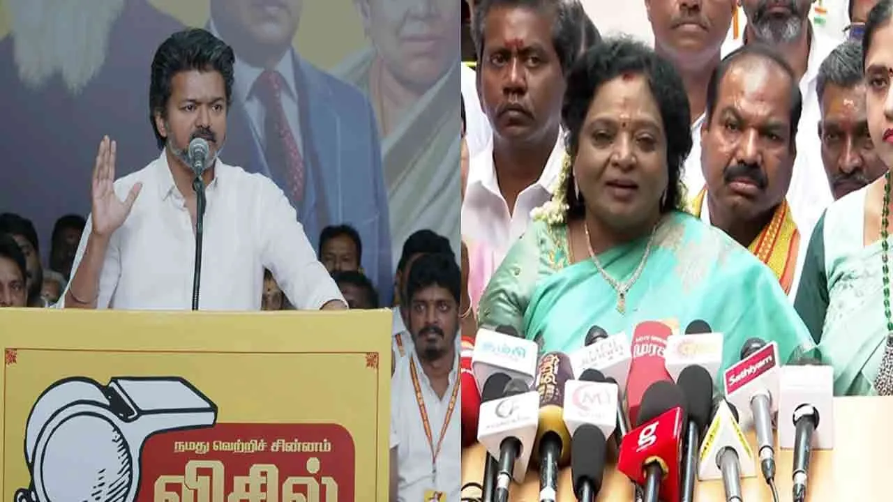  Tamilisai soundararajan said Vijay is like Zero, he has no value if he is alone 